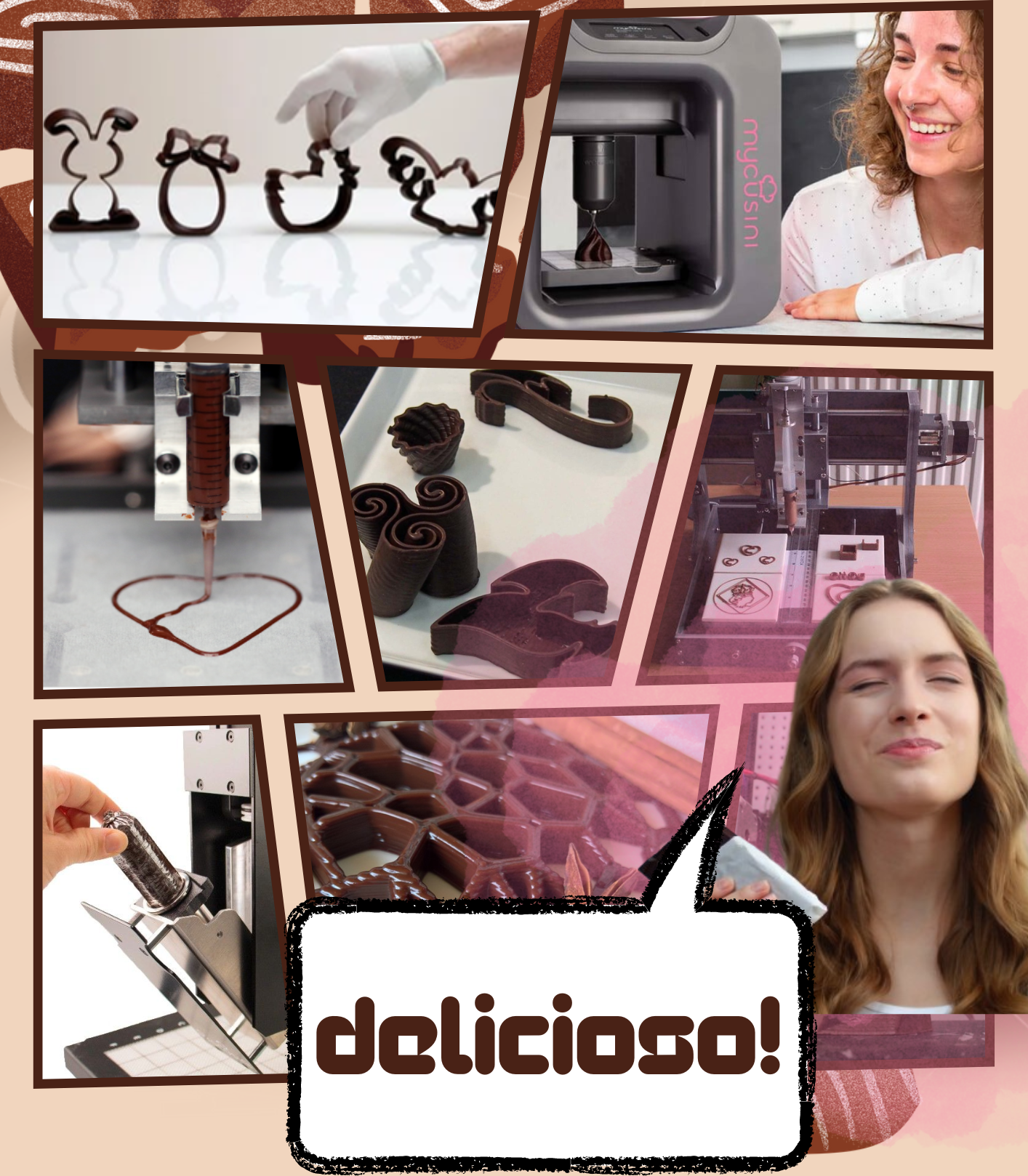 Portada del artículo: Impresoras 3D de Chocolate